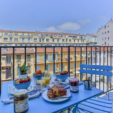 Ferienwohnung Massena Cours - Terrasse - Zone Pietonne Nizza Exterior foto